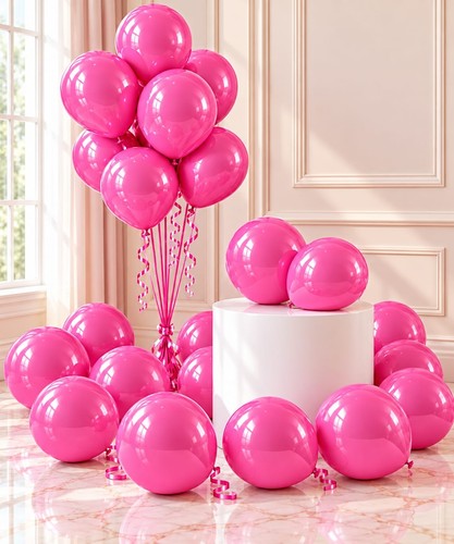 Wholesale hot pink balloons - hot,