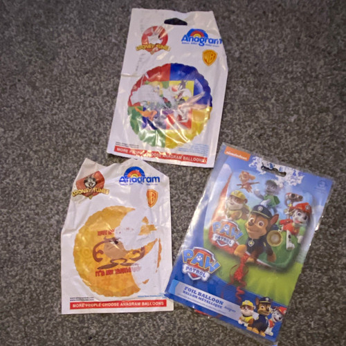 Anagram foil balloons job lot - foil,