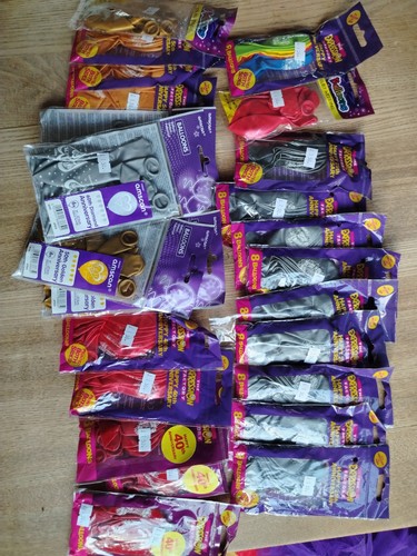Job lot balloons 25th 40th - balloons, (25th,