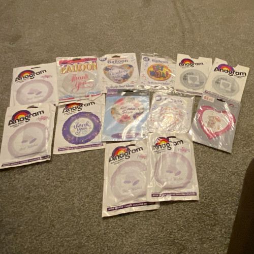 Anagram foil balloons job lot - foil,