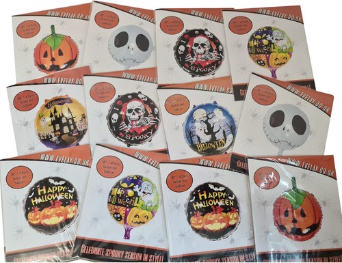 Halloween foil round - x,
