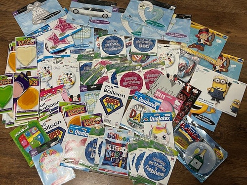 Assorted helium foil - helium,